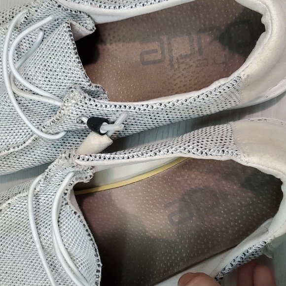 Hey Dude Womens Wendy Six Stone White Loafer Slip on shoes sz 8 - Picture 12 of 12